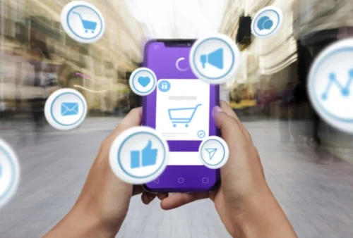 Conceito de marketing de mídia social para marketing com aplicativos representando o Social Selling Foto: freepik